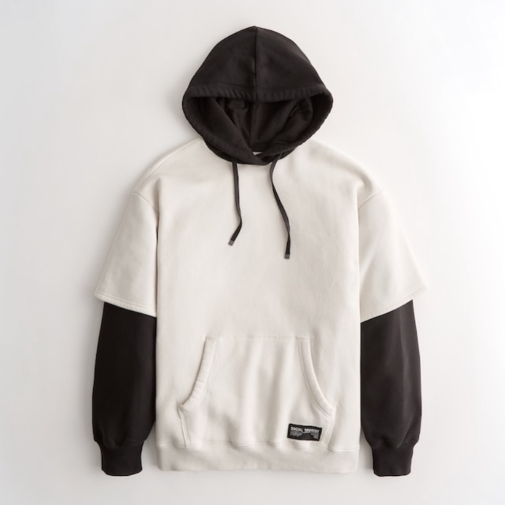 Oversize Colorblock Hoodie